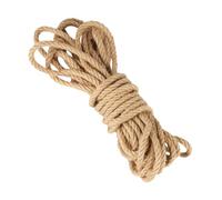 1 Roll 10mm Jute Rope, 10mm x 20m/65 Feet Heavy Duty Natural Brown Thick Jute String Twine Hemp Ropes for Garden Decking Arts and Crafts Bundling Decoration Cat Scratch Post String