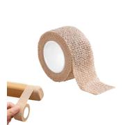1 Roll 2.5cm Width x 4m Length Adhesive Bandage Tape,Skin Color Plaster Roll,Breathable High Elastoplast Tape,Tearable Anti Slip Fabric Plaster Roll,for Stool Leg Silent Anti-Scratch
