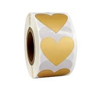 1 Roll 300Pcs Scratch Off Stickers, Heart Scratch Off Stickers Labels 25mm Scratch Sticker for DIY Scratch-Off Cards Film Password Sticker Scraping Award Card