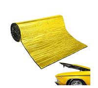 1 Roll 50*200cm Car Sound Proofing Deadening Car Truck Anti-Noise Sound Insulation Cotton Heat Closed Cell Soundproofing Foam Deadening(Gold 500x1000x5mm)