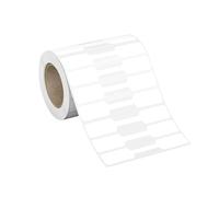 1 Roll 500 Pieces Rings Tags Jewelry Price Tags Stickers for Crafts Ring Jewelry White 6x1.2cm
