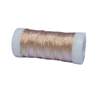 1 Roll 90 Meters Iridescent Metallic Crochet Thread 0.2MM Sparkly Metallic Khaki Yarn Glitter Crochet Yarn for Knitting/Embroideries/Sewing