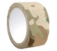 1 Roll Beige Camouflage Tape 2'' Wide Durable Concealment Tape 10 Yards Length Cotton Self-Adhesive Wrap Tape for Hunting Camping Tactical Gear Outdoor Survival Tools Equipment Repair Tent