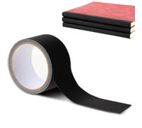 1 Roll Bookbinding Repair Tape 5cm x 10m Black Cloth Tape Book Repair Fabric Tape for Bookbinding Seam Sealing Tape for Old Books Repairing Reinforcing Protecting and Covering