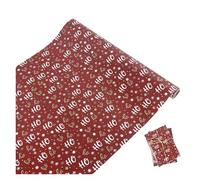 1 Roll Christmas Wrapping Paper-Mini Roll-17inch x 118inch Gift wrap paper for, Birthday Party, Graduation Deco