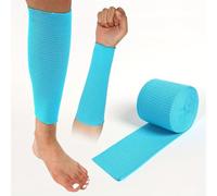 1 Roll Compression Bandage Elastic Tubular Bandage Tubular Tube Stretchable Tube Fixation Roll for Tissue Support, Blue (10cm×5m/3.94in×5.47yds)
