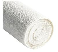 1 Roll Crepe Paper, 98x20 Thickened White Crepe Paper Roll Tear-Resistant & Easy to Shape Sheets for Flowers, Party Decorations, Crafts and More