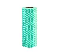 1 Roll Dish Cloths All Purpose Cleaning Cloths Lint Free Absorbent Disposable Cleaning Cloths Cleaning Rags Cleaning Towels for Kitchen, Bathrooms, Surfaces, Mirrors, Car, Motorbike Green