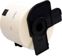 1 Roll DK-11202 Pre-Cut Paper Label Sticker 62mm(W) x 30.48m(L), for Brother QL Label Printer QL-500 550 570 650TD 700 710W 720NW 800 810W 820NWB 1050 1060N 1100 1110NWB, Black On White