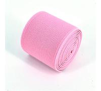 1 Roll Flat Elastic Cord 1.5-Inch Wide by 3-Yard Double-Side Twill Elastic Band(#22 Light Pink)