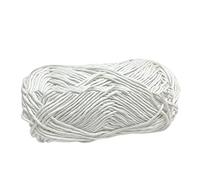 1 Roll Knitting Yarn Glow in The Dark Acrylic Yarn Knitting Wool Crochet Yarn for Beginners, Kids Art Crafts, Small Projects Christmas Birthday Gifts, White