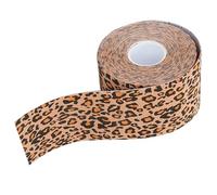 1 Roll Leopard Print Athletic Muscle Tape,5m*5cm Self-Adhesive Cotton Ventilate Sports Fitness Tapes, Elastic Tape for Strain Injury Muscle Support, Recovery, Waterproof Bandage for Protecting Joints