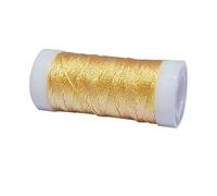 1 Roll Metallic Crochet Thread Gold,Iridescent Metallic Yarn,Shinny Knitting Thread String for Embroideries
