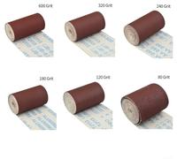 1 Roll of 80600 Grit Emery Cloth, 5M Sandpaper Perfect for Grinding Tools and Contoured Shapes (320#)