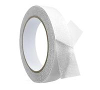 1 Roll Rubber Grip Tape Anti Slip Clear Tape Self Adhesive Rubber Strip for Stairs Tread Steps Ramps Bathtub Bath Shower Kitchen, Safety Walk Self Adhesive Non-Slip Tapes(Transparent,2.5cm x 5m)