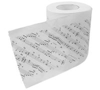 1 Roll White Music Note Toilet Paper Decorative Paper Roll | Musical note shaped, soft and safe paper, reliable for versatile use, for bathroom decor and music lovers