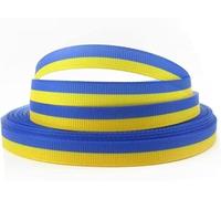 1 Roll Yellow and Blue Ribbons 5 Yards,Suitable for Making Some Handmade Crafts Fabric Ribbons,Ukrainian Flag Color Ribbon DIY Handmade Ribbon Rolls,Trim and Embellishments(9mm),Ribbons