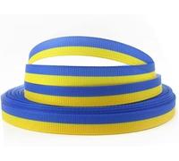 1 Roll Yellow and Blue Ribbons 5 Yards,Ukrainian Flag Color Ribbon DIY Handmade Ribbon Rolls,Suitable for Making Some Handmade Crafts Fabric Ribbons,Trim and Embellishments (9mm)