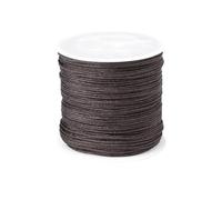 1 Rpll 70M Braided Beading Thread,1MM Coffee Nylon Beading Cord,for Beading Jewellery Bracelets Making