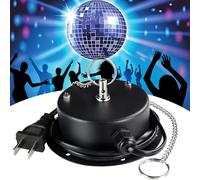 1 RPM Disco Ball Motor Heavy Duty Mirror Ball Electric Motor Rotator Supports 4'' - 12'' Balls for Dj Party Light Home Bands,Christmas Party