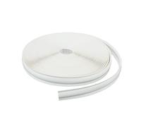 1" RV Vinyl Trim Molding Insert White for RV Screw Cover Camper Trailer Travel Gutter Corner Channel Outside Seam roof Edge Track Heavy Duty Trim(100 ft)