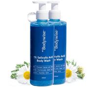 1% Salicylic Acid Body Wash 500ml | Helps to Prevent Body Acne & Cleanse Skin | Paraben and SLS Free | Pack of 2