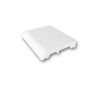 1 Sample Piece S-SX183-RAL9003 Orac Decor AXXENT | Sample Skirting Panel Moulding Length Approx. 10 cm