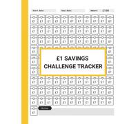£1 Savings Challenge Tracker: 100 Envelope Daily Money Saving Challenge To Help You Save 100 Pounds sterling In 100 Days - £1 A Day Savings Chart