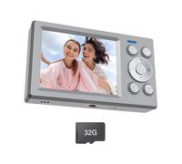 1. Screen 5000W Camera 16x Zoom Shockproof Video For Teens Outdoor Photography Double Screen Vintaged Camera