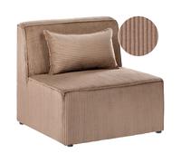 1-Seat Section LEMVIG Corduroy Dark Beige