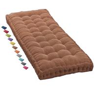 1 Seater 2 Seater Porch Swing Cushion Bench Cushion Outdoor Indoor 120cm 150cm 3 Seater 100cm 140cm 240cm Garden Cushions 50x50 Reversible Chair Pad 40x40 Cushion for Office Chair Garden Bench(Coffee