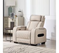 (1 Seater, Beige) Capri Electric Recliner Cinema Chair