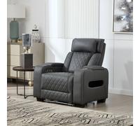 (1 Seater, Charcoal) Capri Electric Recliner Cinema Chair
