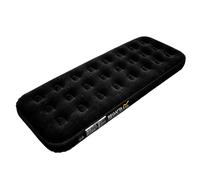 Regatta Flock Finish Camping Inflatable Single 185 x 75 x 21cm Airbed - Black