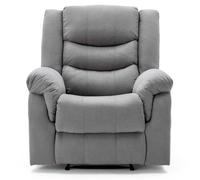 (1 Seater) Seattle Fabric Manual High Back Recliner 3+2+1 Suite Sofa Armchair Set