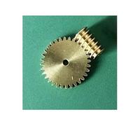 1 Set 0.5M Copper Worm Gear Drive Combination 12/15/16/18/32 Teeth 2/3MM 2MM Step Hole DIY Model(92A)