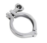 1 Set 1.5" 2" 2.5" 3" Tri Clamp 50.5/64/77.5/91mm Ferrule OD 304 Stainless Steel Tri Clover Sanitary Fitting for Home Brewing(Chuck 64)