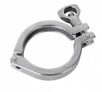 1 Set 1.5" 2" 2.5" 3" Tri Clamp 50.5/64/77.5/91mm Ferrule OD 304 Stainless Steel Tri Clover Sanitary Fitting for Home Brewing(Chuck 106)