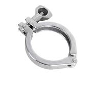 1 Set 1.5" 2" 2.5" 3" Tri Clamp 50.5/64/77.5/91mm Ferrule OD SS304 Stainless Steel Tri Clover Fitting for Home Brewing(Chuck130)