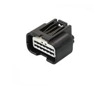 1 Set 12 Pin Front Rear Bumper Reversing Radar Electric Eye Connector Harness water proof Car Female Plug compatible with the 7283-4038-30(5 Sets)