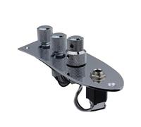 1 Set 2-band Preamp/tone control for JBfor Bass with adjustable GAIN (With Jazz Bass Control Plate+Control Knob)