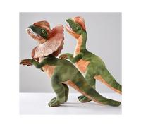 (1 Set (2 pieces)) Jurassic Park Dilophosaurus Dinosaur Plush Toy Double Crested Lizard Figure Stuffed Toy Cool Kids Gift For Children Dropshipping
