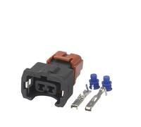 1 Set 2 Pin Sealed water proof Automotive Wire Connector Knock se/nsor/s 3.5MM Female Plug compatible with the PB185-02326(5 sets)