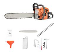 1 Set 20 Inch Gasoline Chainsaw, 58cc Gas-Powered Chainsaw, 2kw/8500rpm Cutting Wood Chain Saw