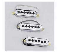 1 Set (3 Pieces) SSS Alnico-V Magnet Guitar Pickups Set For Electric Guitar Electric Guitar Parts Replacement (Color : 01)