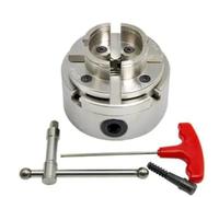 1 Set 4" 100mm Chrome Plated Scroll Chuck M33 1" M18 Woodworking Tools Accessories 4-Jaw Self Centering Wood(M33 x 3.5mm)