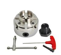 1 Set 4" 100mm Chrome Plated Scroll Chuck M33 1" M18 Woodworking Tools Accessories 4-Jaw Self Centering Wood(M18 x 2.5mm)