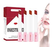 1 Set 4 Colors Cigarette Matte Lipstick Set, Velvet Cosmetic Smooth Long Lasting Makeup Lipstick