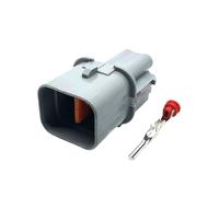 1 Set 4 Pin Automotive water proof Connector Electrical Wiring Cable 2.2MM Male Plug compatible with the PB621-04120(1 Set)