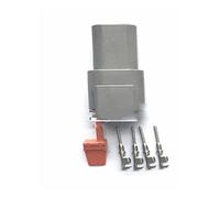 1 Set 4 Pin DTM06-4S/ATM06-4S DTM04-4P/ATM04-4P DTM Series Female Male Electrical Auto Connector Automotive Plug(Dark Grey)